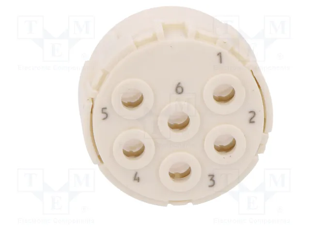 HARTING Conector M23 Macho de 6 Pines Industrial