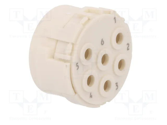 HARTING Conector M23 Macho de 6 Pines Industrial