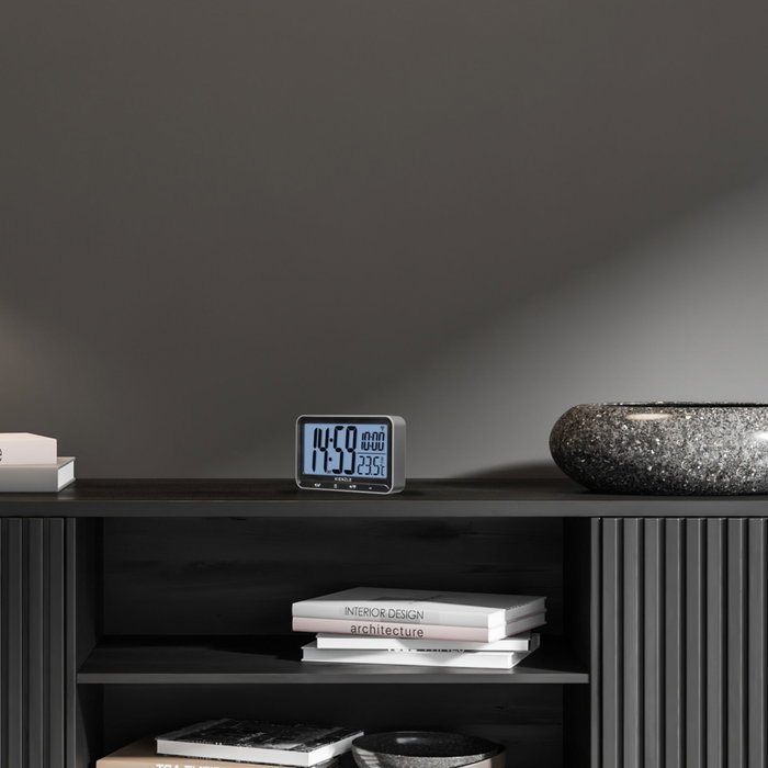 Kienzle Reloj Despertador Digital Horizontal con Control por Radio