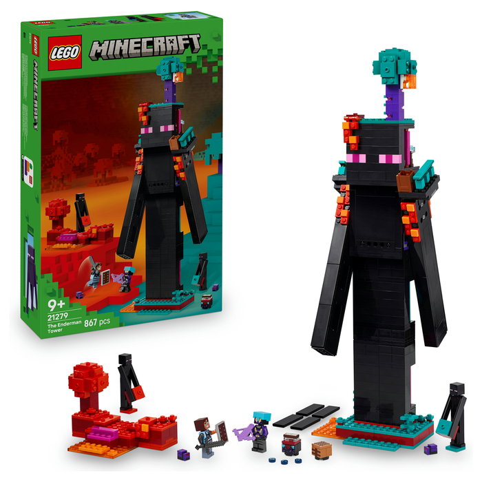 LEGO 21279 Minecraft Der Enderman-Turm Juego de Construcción 867 Piezas 9+ Años Multicolor LEGO 21279 Minecraft Der Enderman-Turm Juego de Construcción 867 Piezas 9+ Años Multicolor