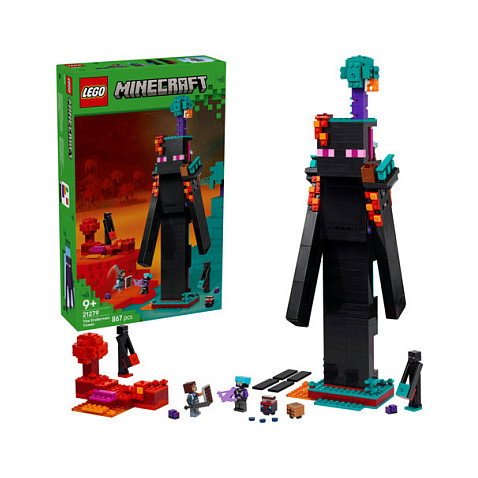 LEGO 21279 Minecraft Der Enderman-Turm Juego de Construcción 867 Piezas 9+ Años Multicolor LEGO 21279 Minecraft Der Enderman-Turm Juego de Construcción 867 Piezas 9+ Años Multicolor
