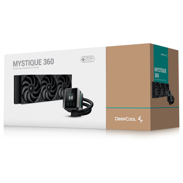 Deepcool MYSTIQUE 360 Sistema de Refrigeración Líquida AIO RGB Negro Deepcool MYSTIQUE 360 Sistema de Refrigeración Líquida AIO RGB Negro