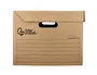 Liderpapel Cajon Contenedor para 3 Cajas de Archivo Definitivo Folio o 3 Archivadores A-Z Manual Carton Reciclado 387x333x260mm