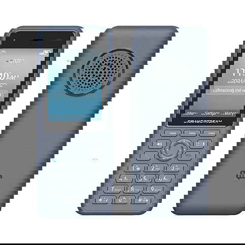 Grandstream WP836 Teléfono IP Inalámbrico con Wi-Fi 6, Pantalla LCD de 2.8", 3 Líneas, 1000 Contactos, Batería 3000 mAh, Bluetooth