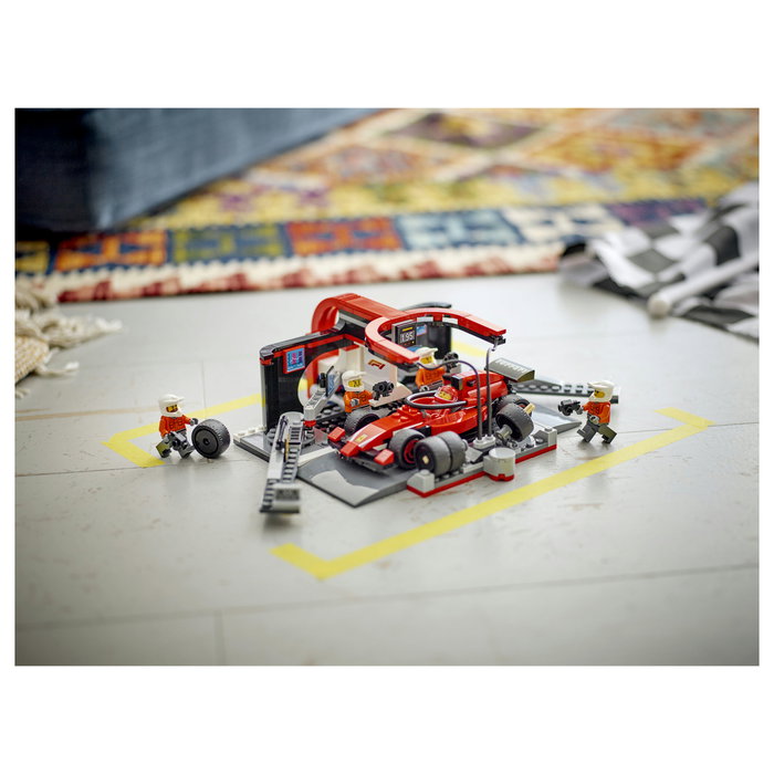 LEGO City Parada en boxes de F1 con coche Ferrari 60443