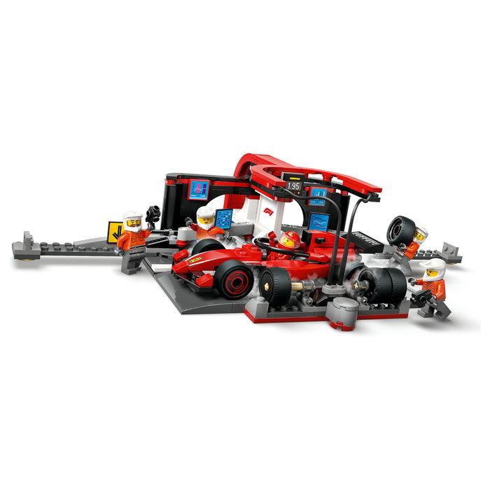 LEGO City Parada en boxes de F1 con coche Ferrari 60443