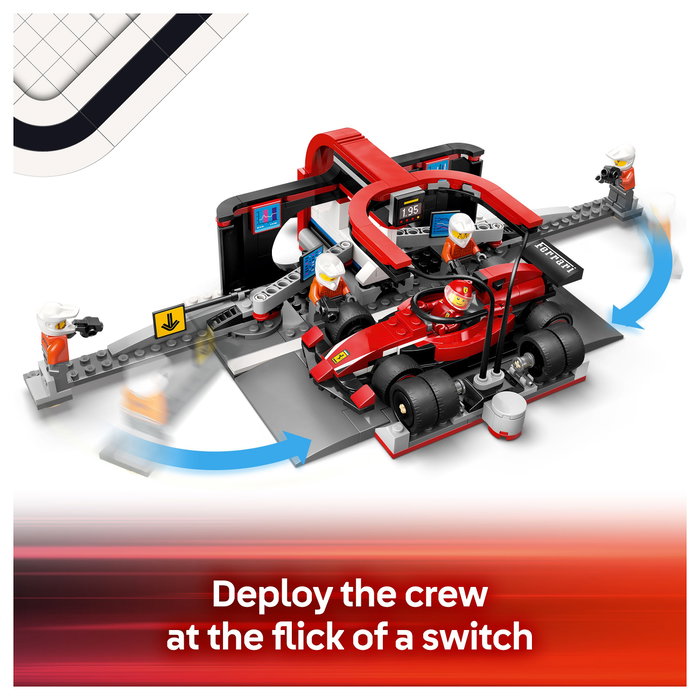 LEGO City Parada en boxes de F1 con coche Ferrari 60443