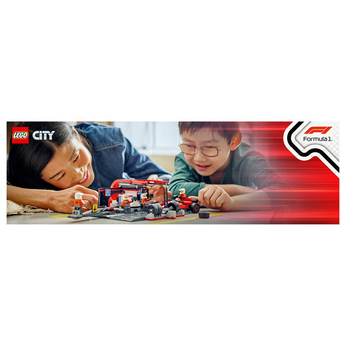 LEGO City Parada en boxes de F1 con coche Ferrari 60443