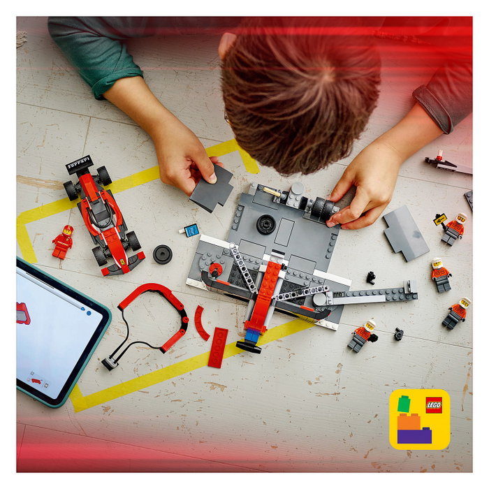 LEGO City Parada en boxes de F1 con coche Ferrari 60443