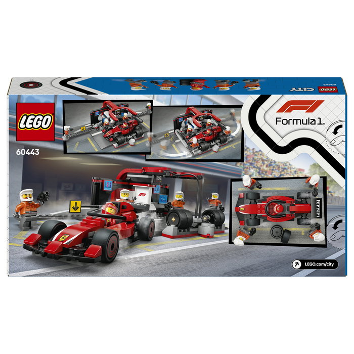 LEGO City Parada en boxes de F1 con coche Ferrari 60443