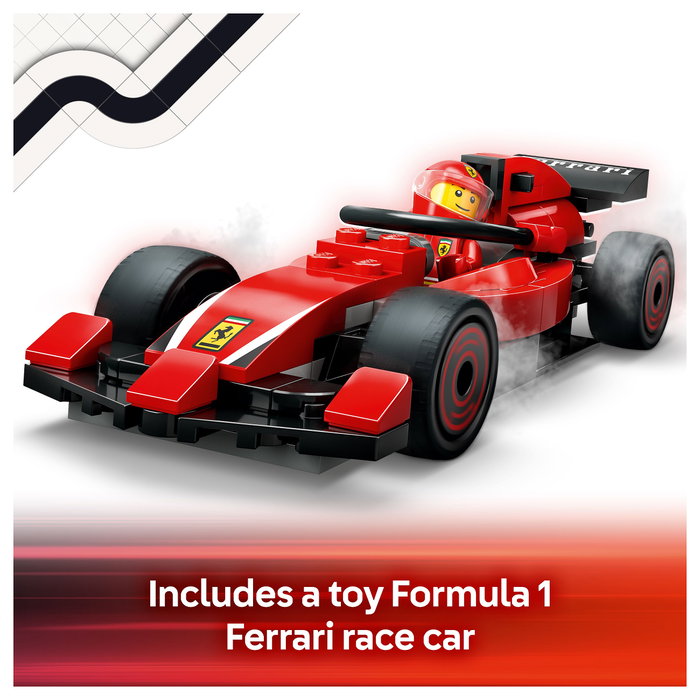 LEGO City Parada en boxes de F1 con coche Ferrari 60443