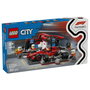 LEGO City Parada en boxes de F1 con coche Ferrari 60443