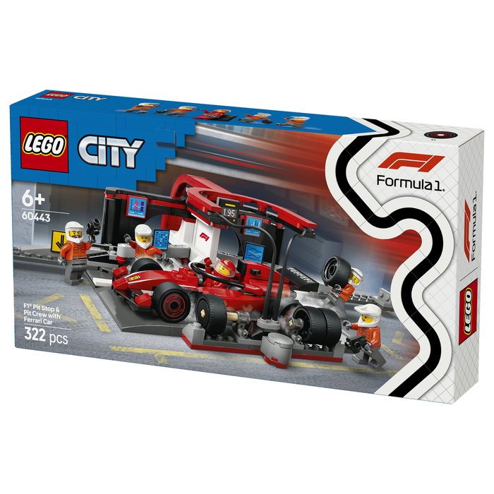 LEGO City Parada en boxes de F1 con coche Ferrari 60443