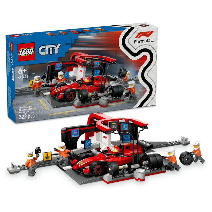 LEGO City Parada en boxes de F1 con coche Ferrari 60443