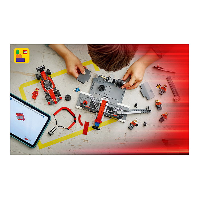 LEGO City Parada en boxes de F1 con coche Ferrari 60443