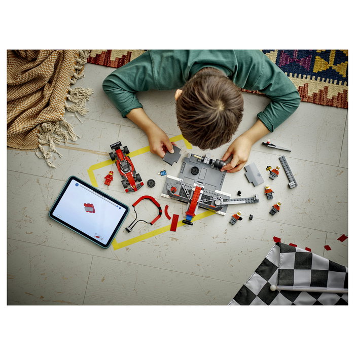 LEGO City Parada en boxes de F1 con coche Ferrari 60443