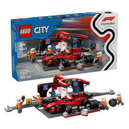 LEGO City Parada en boxes de F1 con coche Ferrari 60443