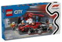 LEGO City Parada en Boxes de F1 y Equipo Mecánico con Ferrari