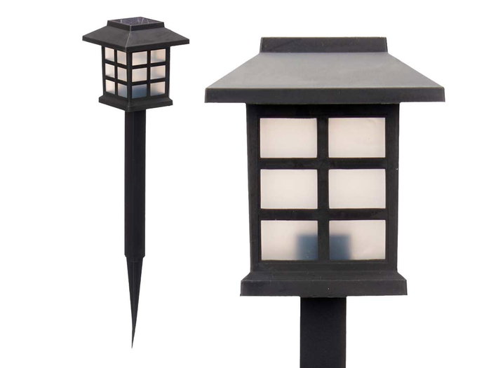 Ibergarden Baliza Solar Exterior Cuadrada Negra 8.5x29.5x8.5 cm (Set de 6) Ibergarden Baliza Solar Exterior Cuadrada Negra 8.5x29.5x8.5 cm (Set de 6)