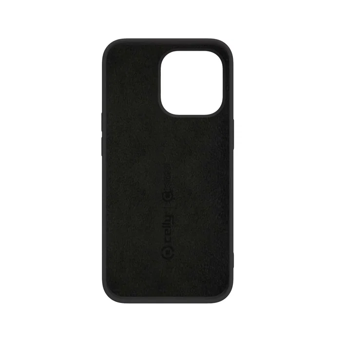 Celly Funda iPhone 14 Pro Max (6.7") - Negro - Silicona y TPU - Resistente a Golpes, Polvo y Rayones