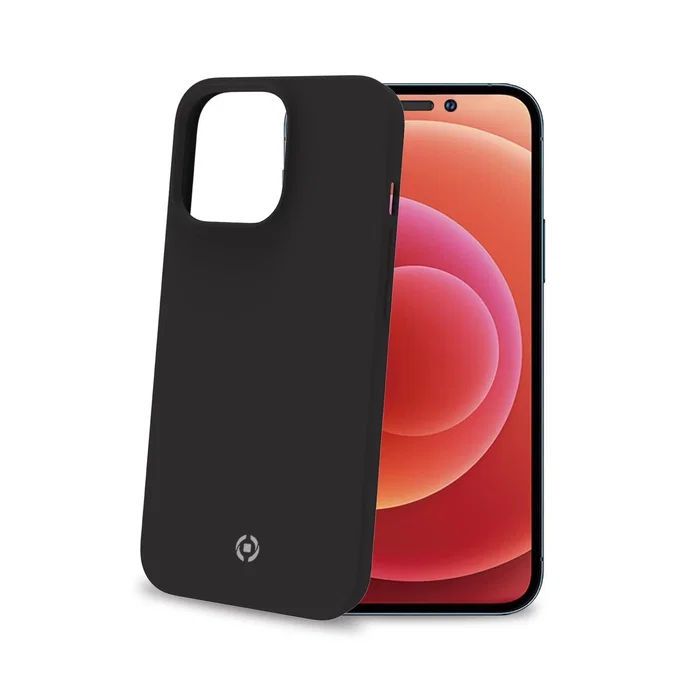 Celly Funda iPhone 14 Pro Max (6.7") - Negro - Silicona y TPU - Resistente a Golpes, Polvo y Rayones