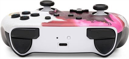 Power A 1522654-02 Mando Inalámbrico Mejorado, Licencia Oficial Nintendo Switch, The Legend of Zelda: Blood Moon, Controles de Movimiento, hasta 30h de Juego