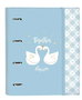 Carpeta de anillas Glow Lab Cisnes Azul 27 x 32 x 3.5 cm