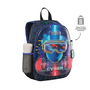 Totto Mochila Morral Mettaverse M MJ04MTV002-2320-5CEM, Azul Marino, Infantil, Poliéster