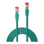 Lindy Patch Cable Cat6 S/FTP (S-STP) RJ-45 Macho Verde 1 m Cable Ethernet LAN Blindado 250 MHz Cobre