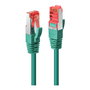 Lindy Patch Cable Cat6 S/FTP (S-STP) RJ-45 Macho Verde 1 m Cable Ethernet LAN Blindado 250 MHz Cobre