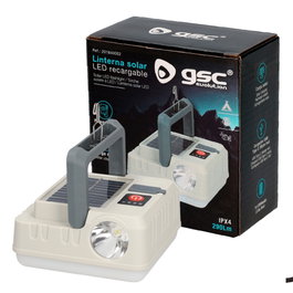 GSC Evolution Linterna solar LED recargable 290lm