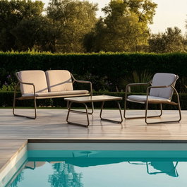 Conjunto Jardín Acero Exterior 1 cm