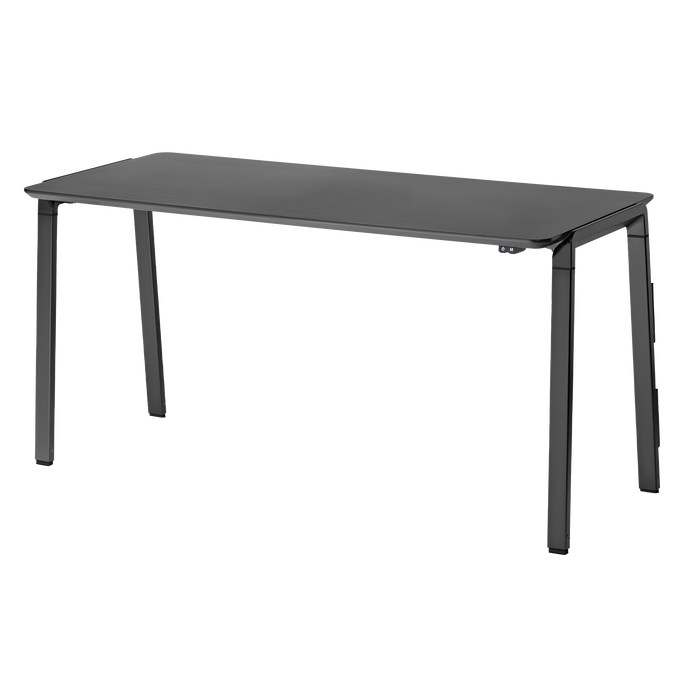 Phoenix Horizon Mesa de Escritorio Gaming XL 150x65 cm, MDF 25mm, Base Metálica, Tiras RGB, Gestión de Cables