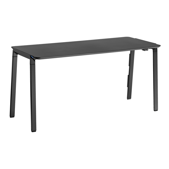 Phoenix Horizon Mesa de Escritorio Gaming XL 150x65 cm, MDF 25mm, Base Metálica, Tiras RGB, Gestión de Cables