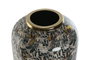 DKD Home Decor Jarrón Metal 25x25x69 Verde y Dorado