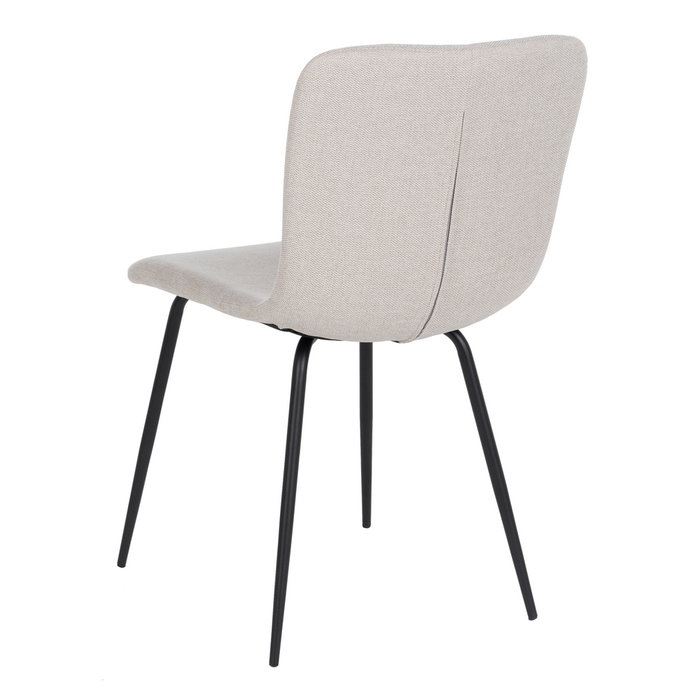 Silla Crema Tejido-Metal Salón 44 X 55 X 82 cm (Set de 4) Silla Crema Tejido-Metal Salón 44 X 55 X 82 cm (Set de 4)