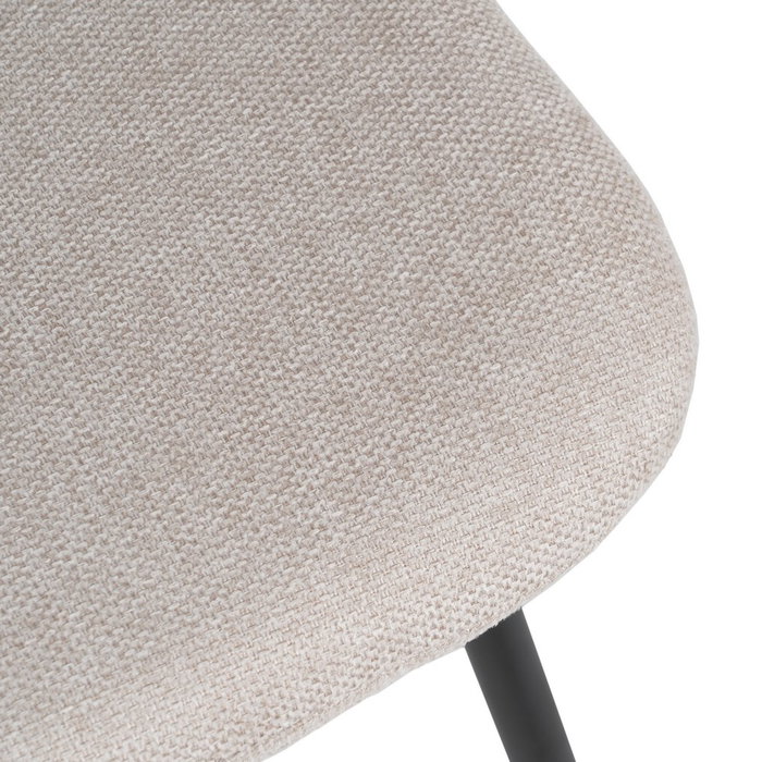 Silla Crema Tejido-Metal Salón 44 X 55 X 82 cm (Set de 4) Silla Crema Tejido-Metal Salón 44 X 55 X 82 cm (Set de 4)