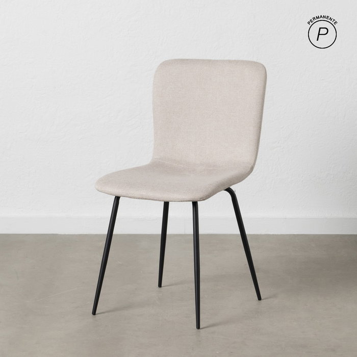 Silla Crema Tejido-Metal Salón 44 X 55 X 82 cm (Set de 4) Silla Crema Tejido-Metal Salón 44 X 55 X 82 cm (Set de 4)