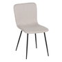 Silla Crema Tejido-Metal Salón 44 X 55 X 82 cm (Set de 4)