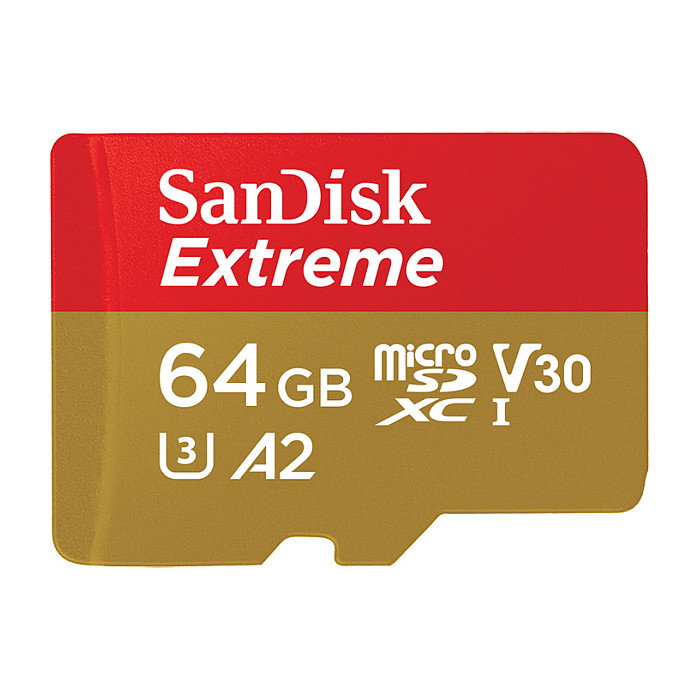 SanDisk Extreme 64 GB microSDXC A2 V30 UHS-I