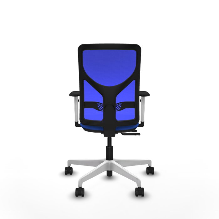 PIQUERAS Y CRESPO Silla de oficina Motilla Azul con mecanismo Sincro/Traslack