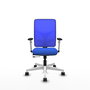 PIQUERAS Y CRESPO Silla de oficina Motilla Azul con mecanismo Sincro/Traslack