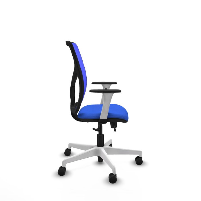 PIQUERAS Y CRESPO Silla de oficina Motilla Azul con mecanismo Sincro/Traslack