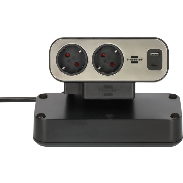 Brennenstuhl Estilo Duplex Regleta de Enchufes con 10 Tomas y USB