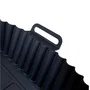 Muitomas Juego de Revestimiento de Silicona para Freidora de Aire, Negro