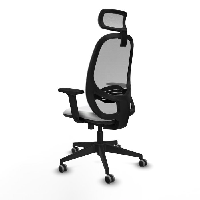 PIQUERAS Y CRESPO Silla de oficina Cilanco con mecanismo Sincro/Traslack, Blanco y Gris PIQUERAS Y CRESPO Silla de oficina Cilanco con mecanismo Sincro/Traslack, Blanco y Gris