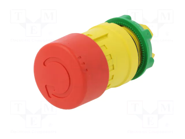 SCHNEIDER ELECTRIC Interruptor de emergencia Harmony XB5 de 22mm rojo SCHNEIDER ELECTRIC Interruptor de emergencia Harmony XB5 de 22mm rojo