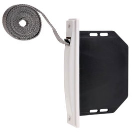 WOLFPACK LINEA PROFESIONAL Recogedor Persiana Mini Blanco para Cintas de 18 mm