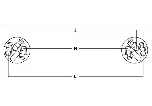 Cordial Cable Powercon Ip65 True1 a Schuko 1.5 Metros