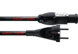 Cordial Cable Powercon Ip65 True1 a Schuko 1.5 Metros